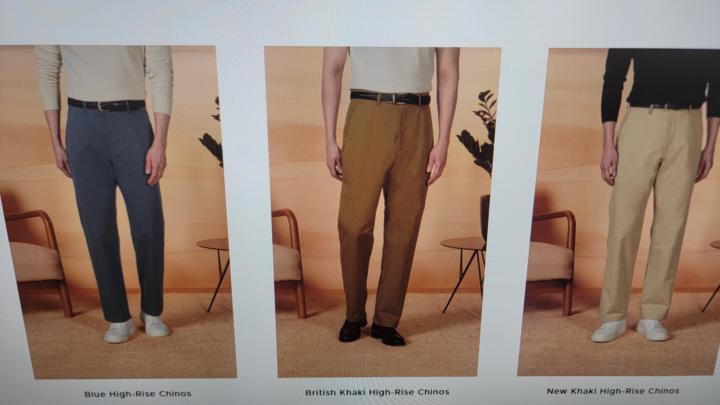 Chino pants advice