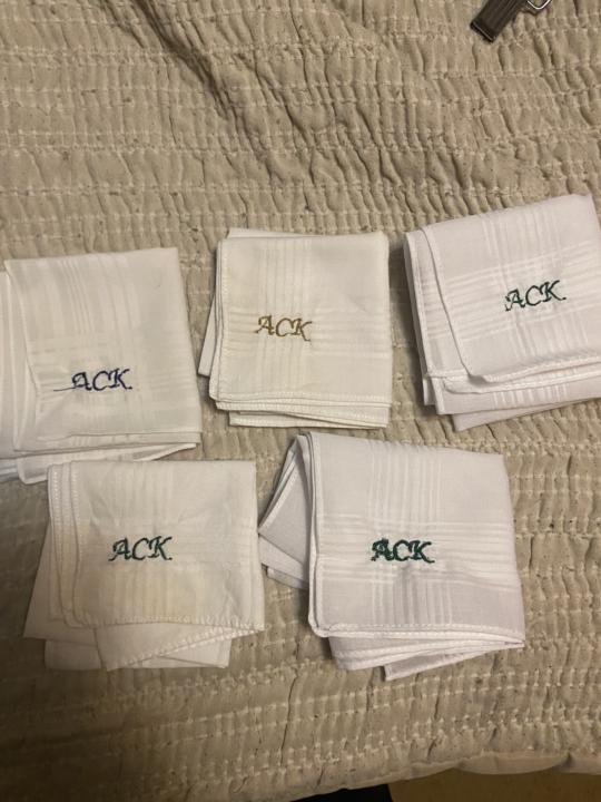 First time doing monogram