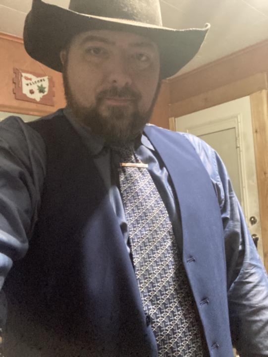 New vest with my preaching suit