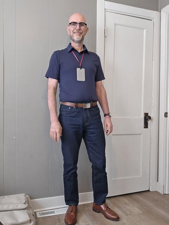 Navy casual wear