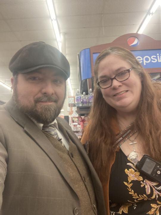 Mrs and I out and about 