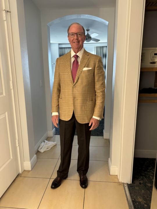 Closing evening attire