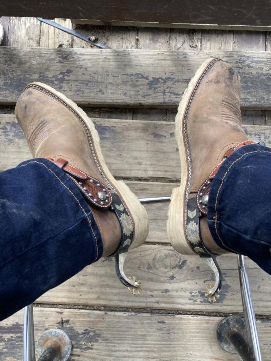 New jeans and boots