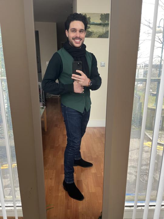 Green, Denim and Black?