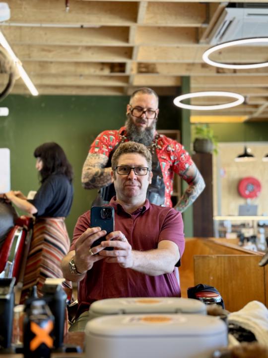 I love going to my Barbers