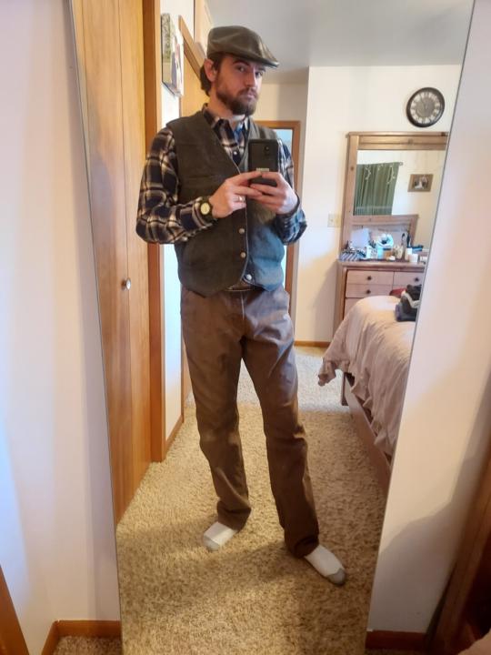 Putting up firewood - all in a days work 