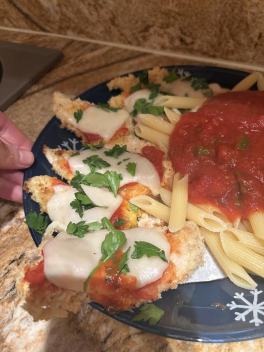 What I made for Christmas eve dinner!