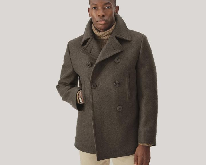 Which outerwear looks sharpest for cold weather? Pick ONE.