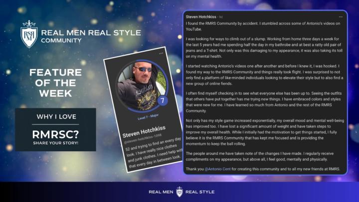 🔥 Steven's RMRS Growth: Style, Health & Confidence! 💪