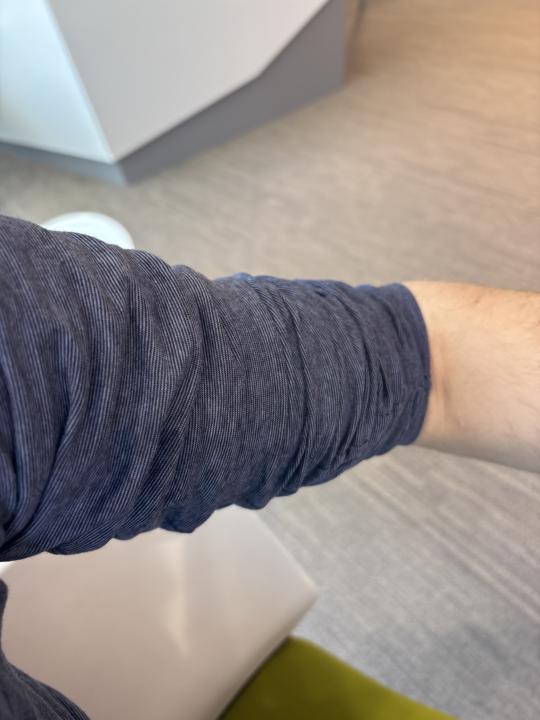 Bunching Long sleeves, Sweaters, Henleys, etc.?