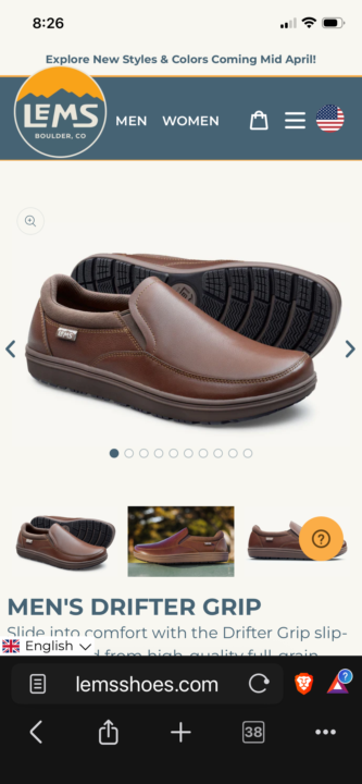 Shoe types