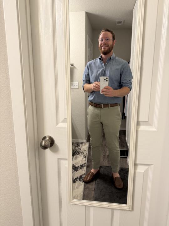 OOTD: first time wearing loafers lol