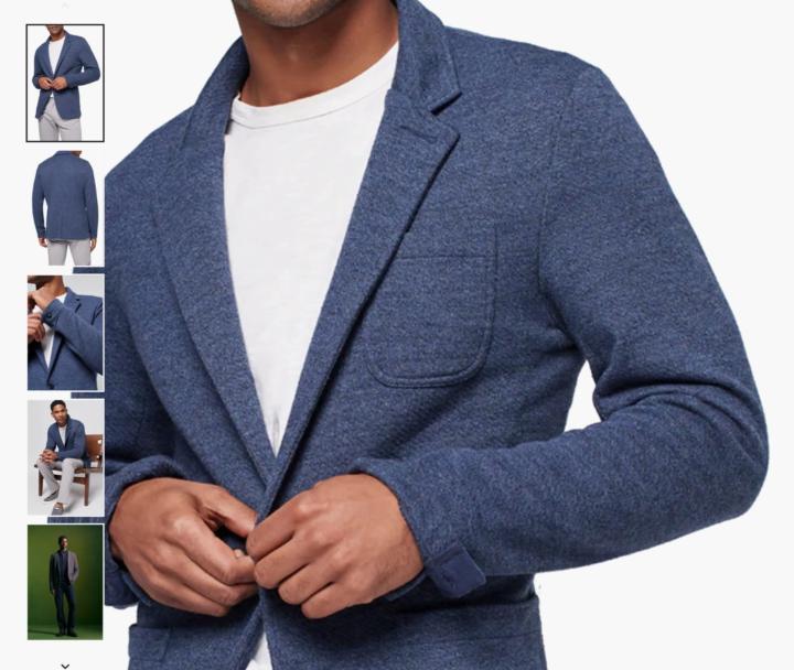 Casual knit blazers