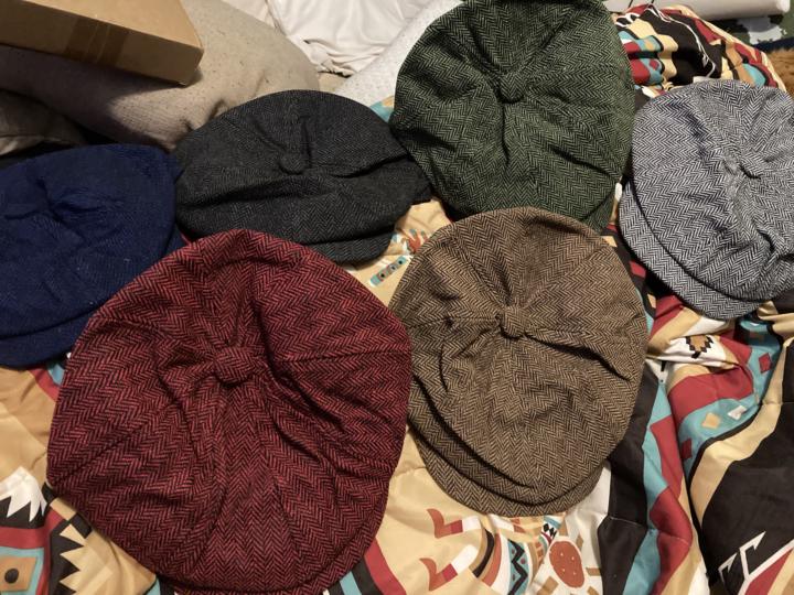 New 6 Irish flat caps