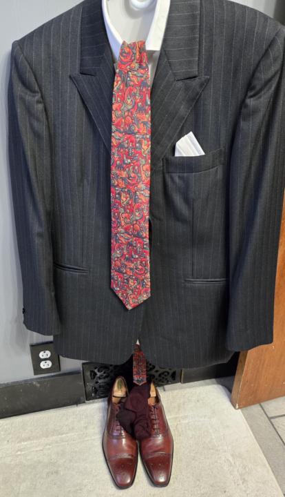 Back to suit Wednesday tomorrow 