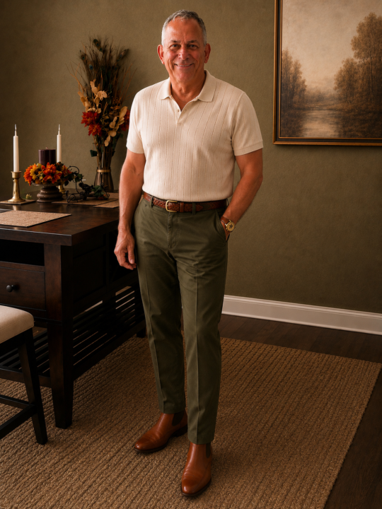 Mediterranean-Meets-Texas Casual Look