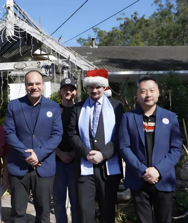 Photo with the Lord Mayor and Deputy Lord Mayor