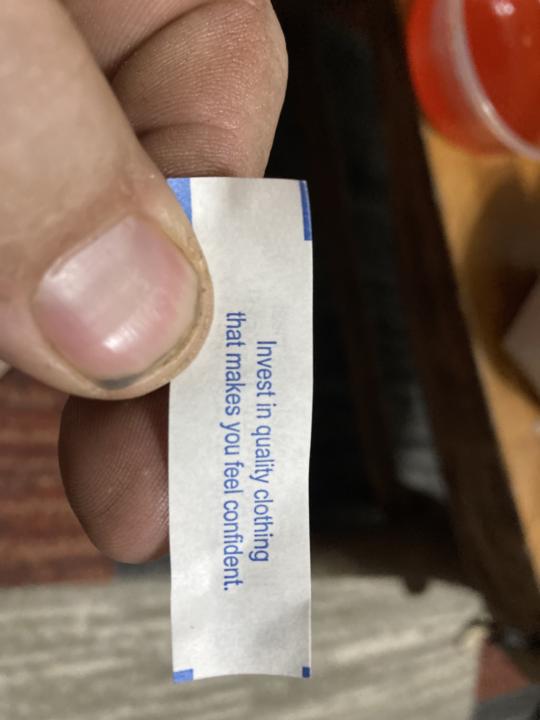 Chinese fortune cookie
