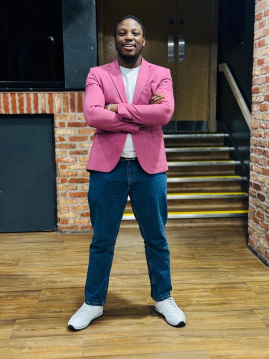 Attending office party 