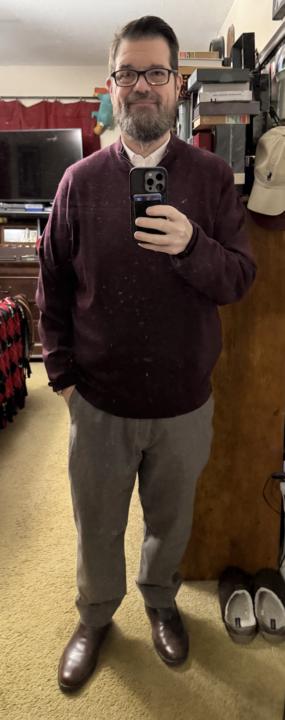 Saying goodbye to an old marching friend. 