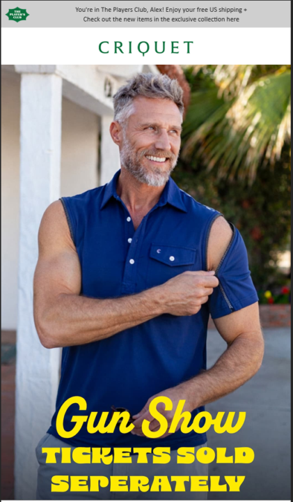 Sun's Out, Guns Out - Convertible Polo Shirts from Criquet?