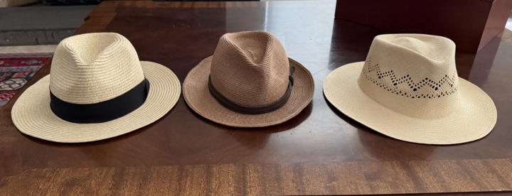 Help me choose a travel hat.