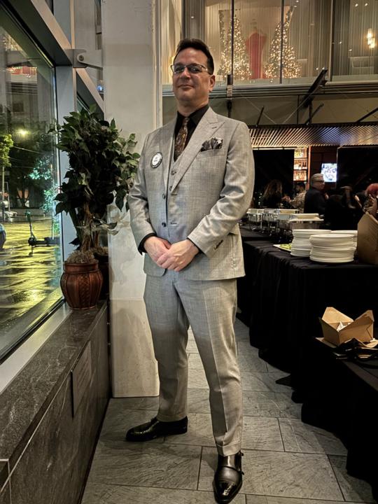 Same suit, different styling