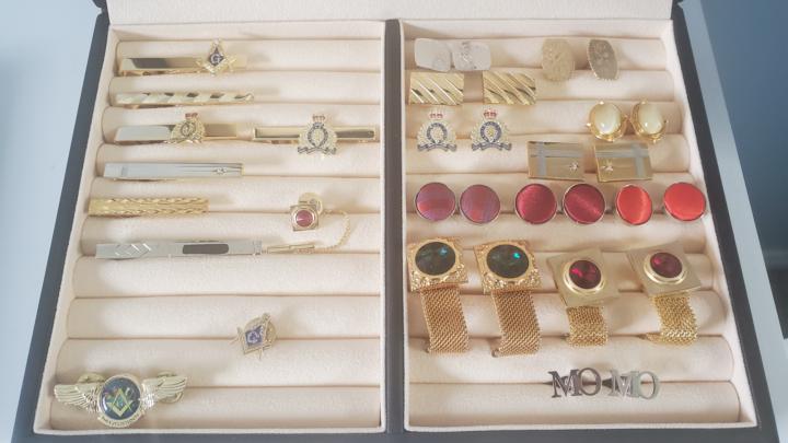Cufflinks, Tie Bars, and Pins!