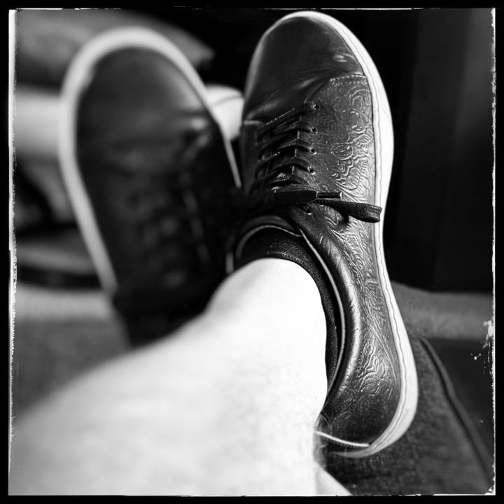 Crown Northampton Overstone Derby - Western Floral Black Chromexcel