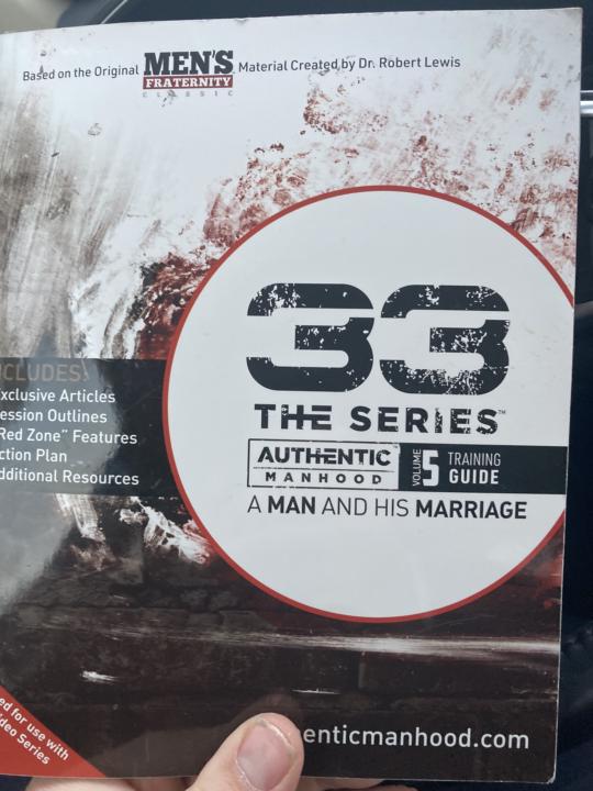 On way to men’s 33 bible study 