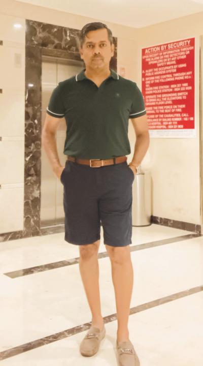 First elevated casual with shorts