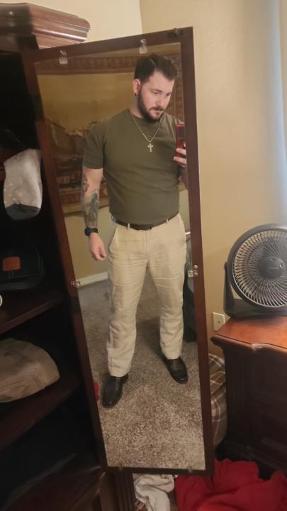 Casual work attire 