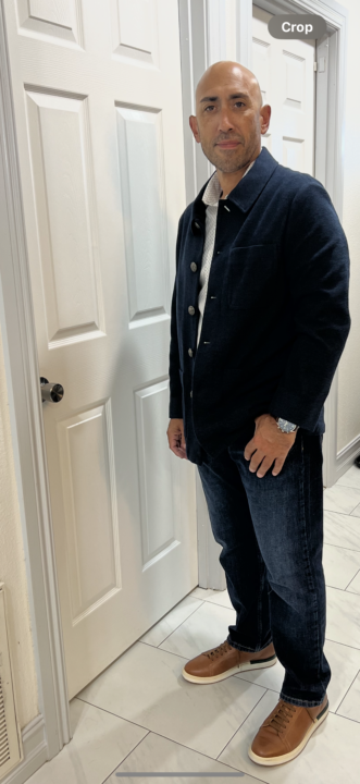 Saturday night attire for family get together.