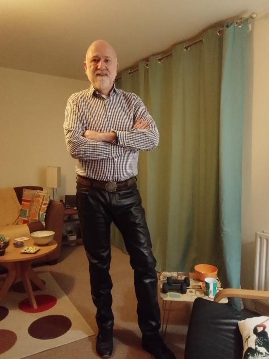 New leather trousers!