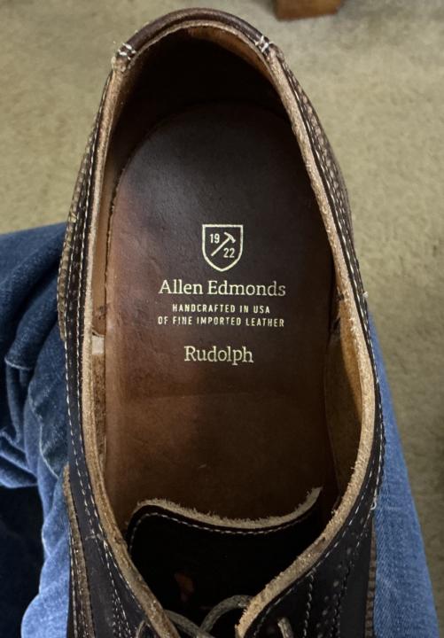 Thrifting Win Allen Edmonds Rudolph