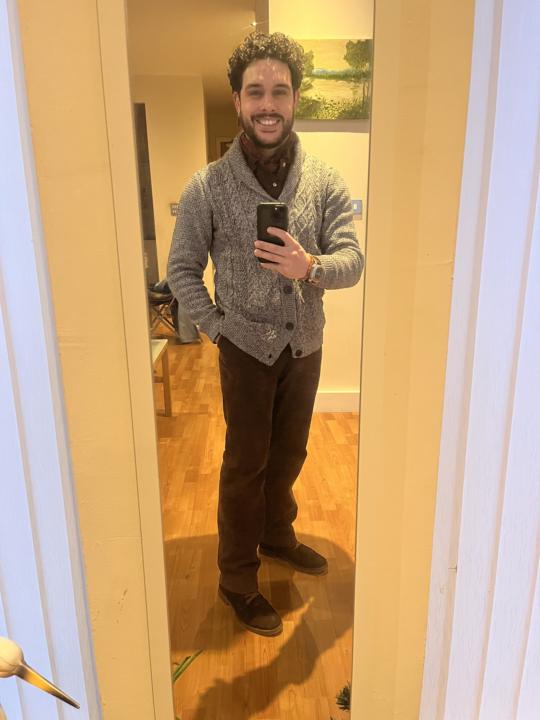 Thursday OOTD: Grey and Brown