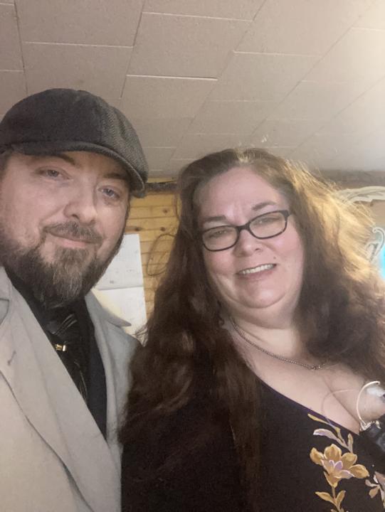 Mrs and I out to eat for lunch 