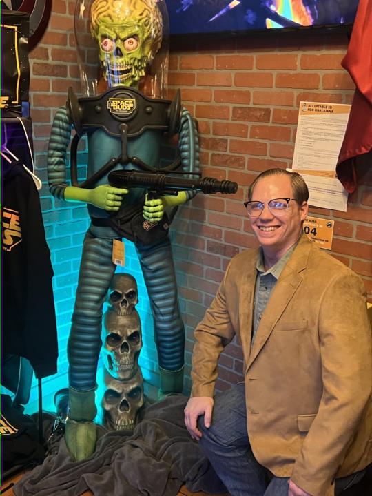 Taken alive by a Martian! 