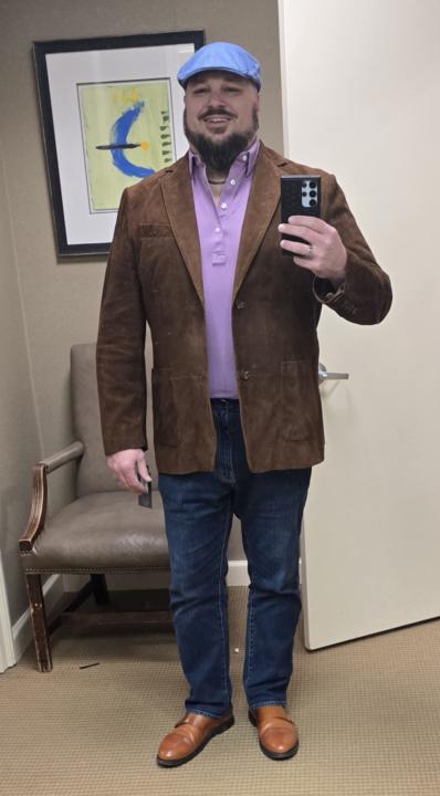 Would You Wear A Leather Sportscoat?