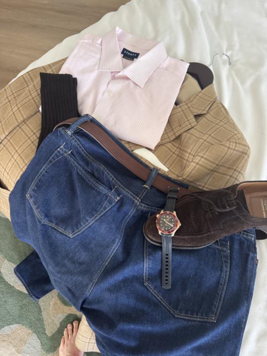 Travel outfit back to reality