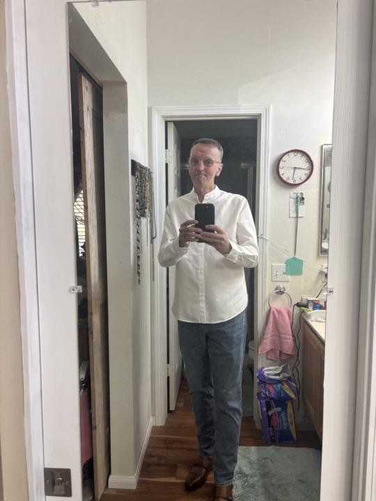 Rate my style (not the messy bathroom)
