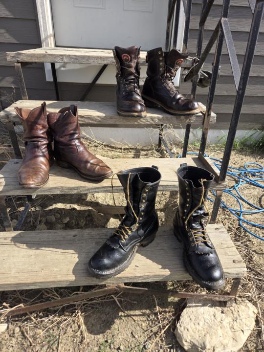 $800 worth of boots cleaned
