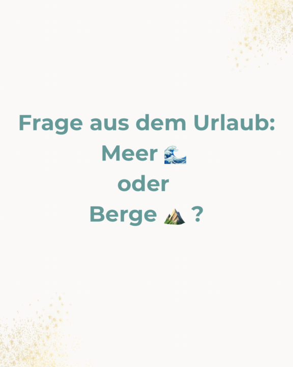 Frage zum Mittwoch ✨