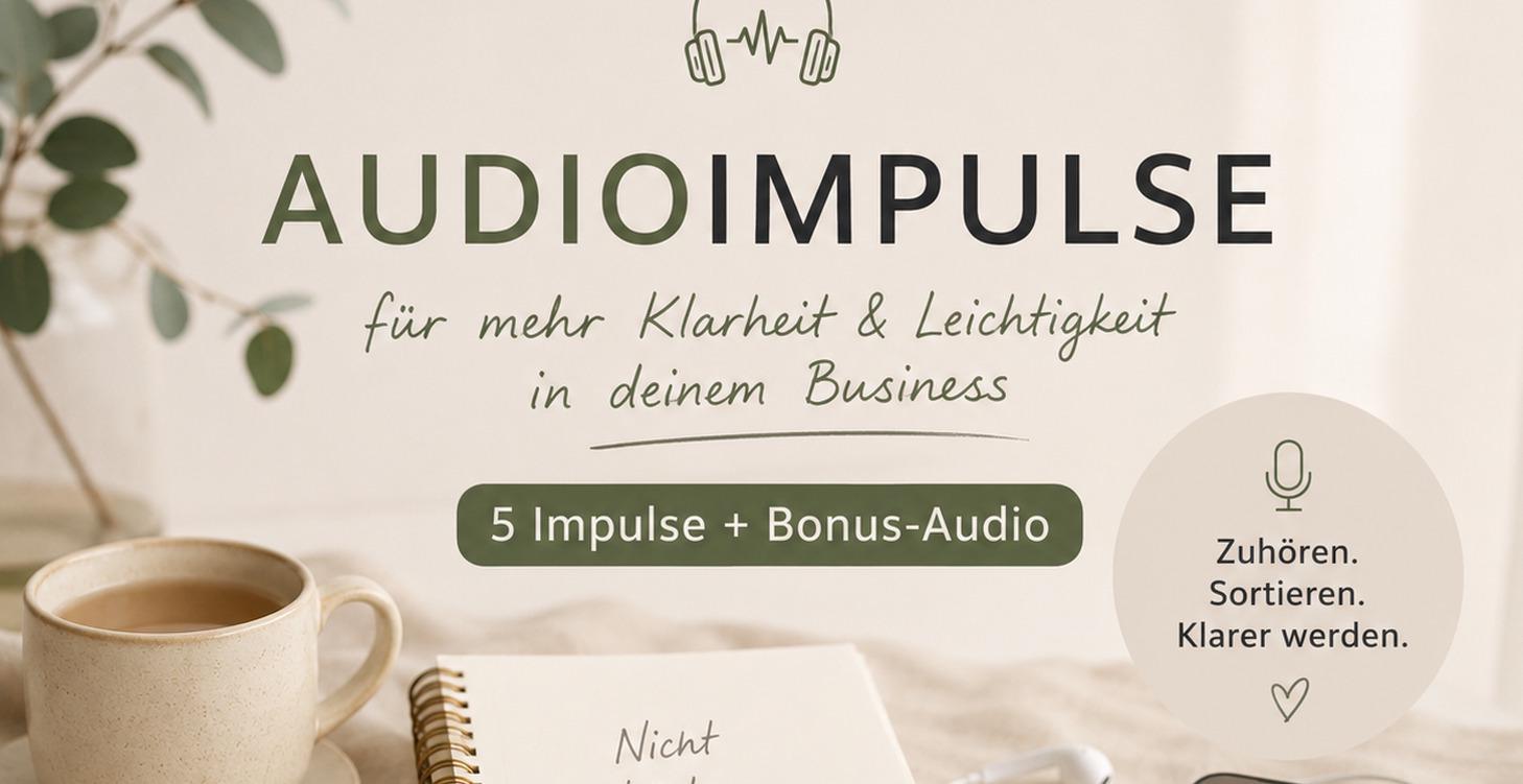 Audio-Impulskurs - Nicht härter. Klarer.