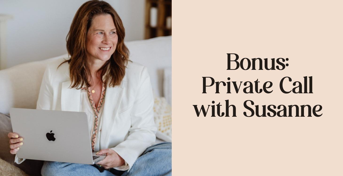 Private 1:1 Session with Susanne