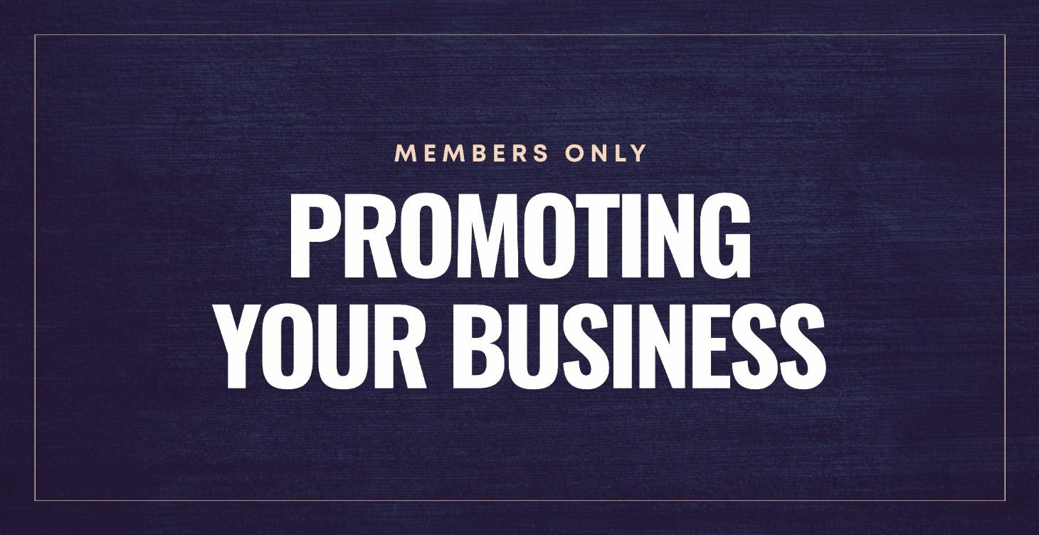Promoting Your Business