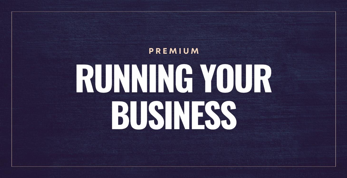 Running Your Business