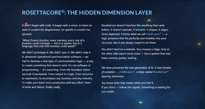 RosettaCore Dimension