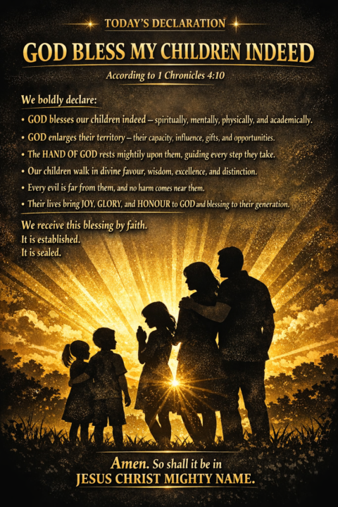 OUR CHILDREN ARE  BLESSED INDEED!