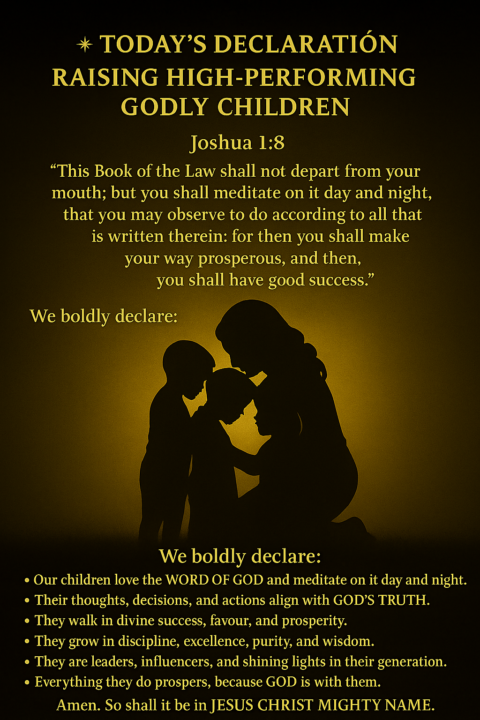 Declare THE WORD OF GOD over them!